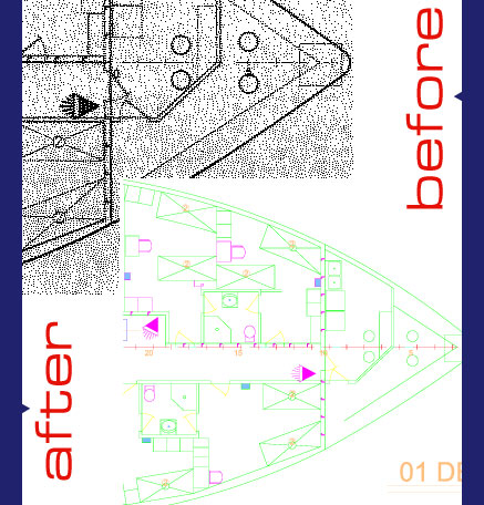 Raster to Vector Service from design Presentation